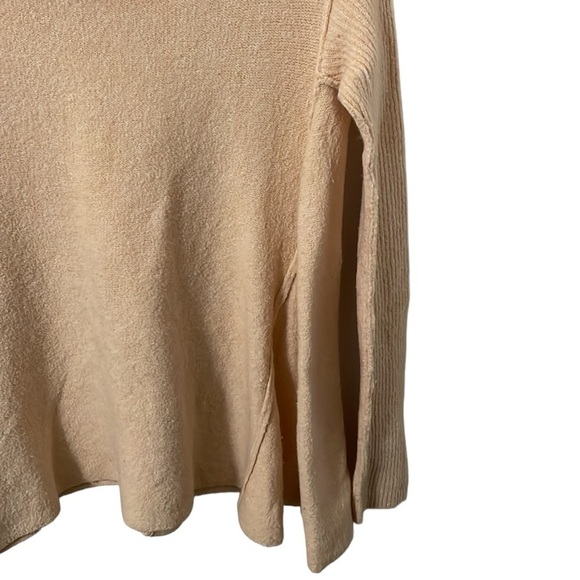 FREE PEOPLE | Cream Strawberry Fields Cowl Neck Off Shoulder Sweater Size S - Picture 6 of 9